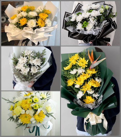 四川甘孜理塘县绒坝乡白事花束代送